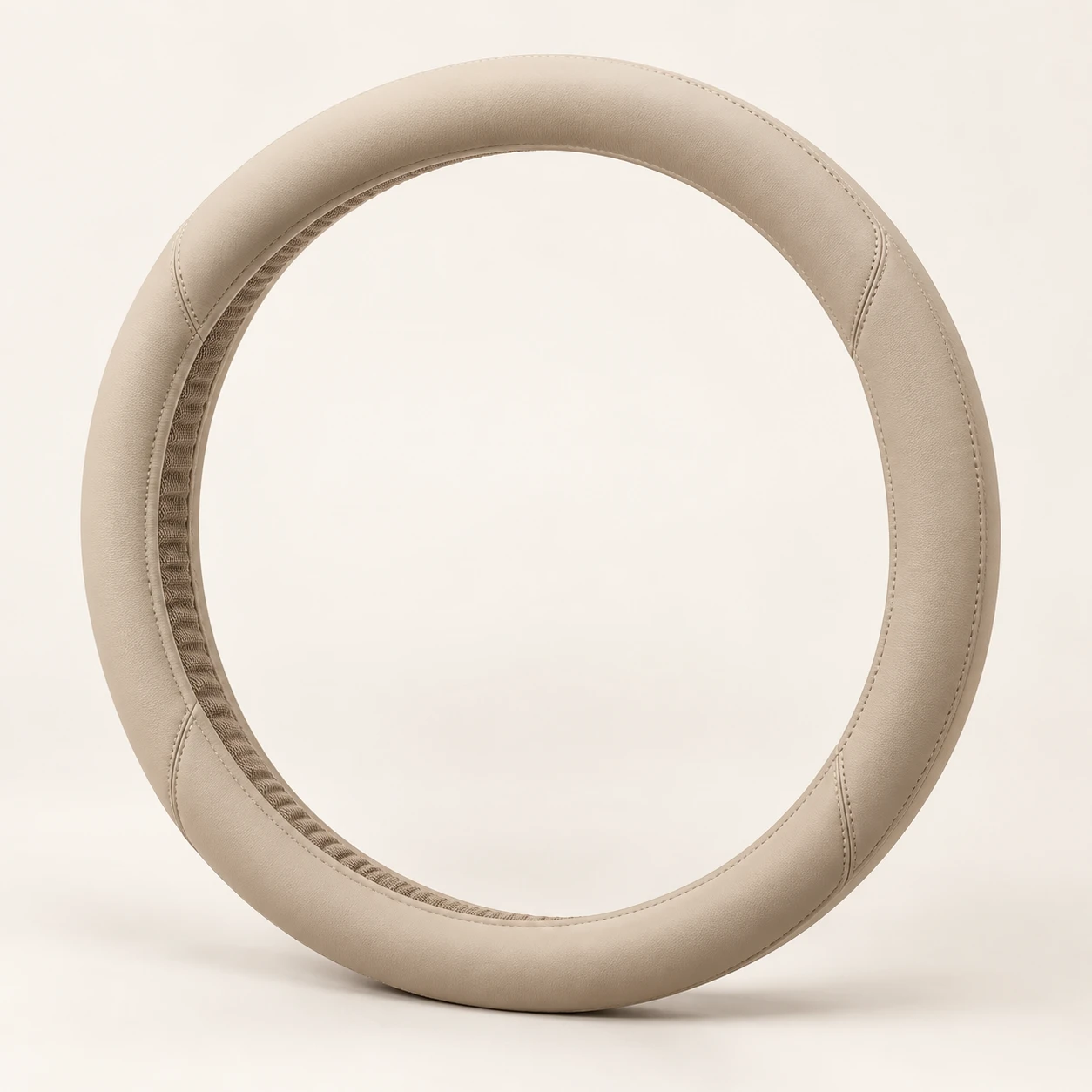 Almond Everyday steering wheel cover in Almond beige